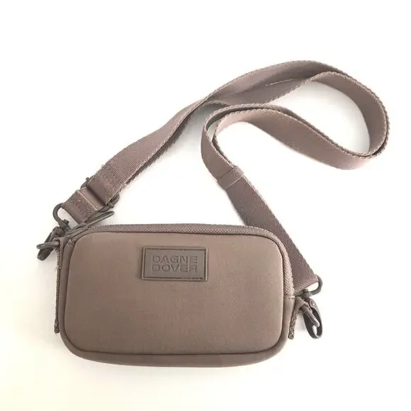 Dagne Dover Mara Neoprene Phone Sling Crossbody - Dune Mauve / Brown - Picture 2 of 8